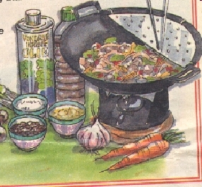 Chop suey Wokmad med svinekød